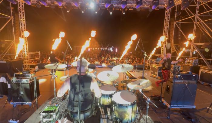 Muse tribute band at Larock Music Festival 2025 in Romania